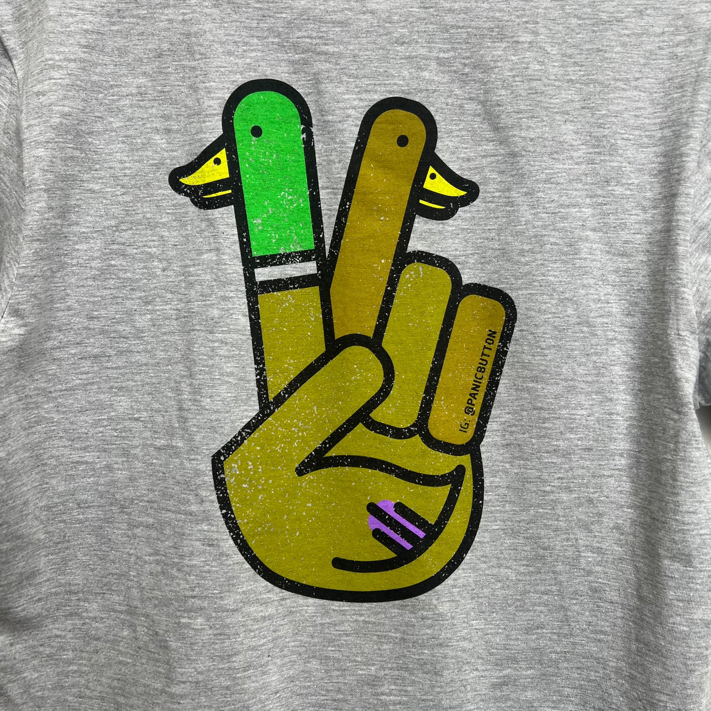 ** Peace Duck Tee -Sport Grey
