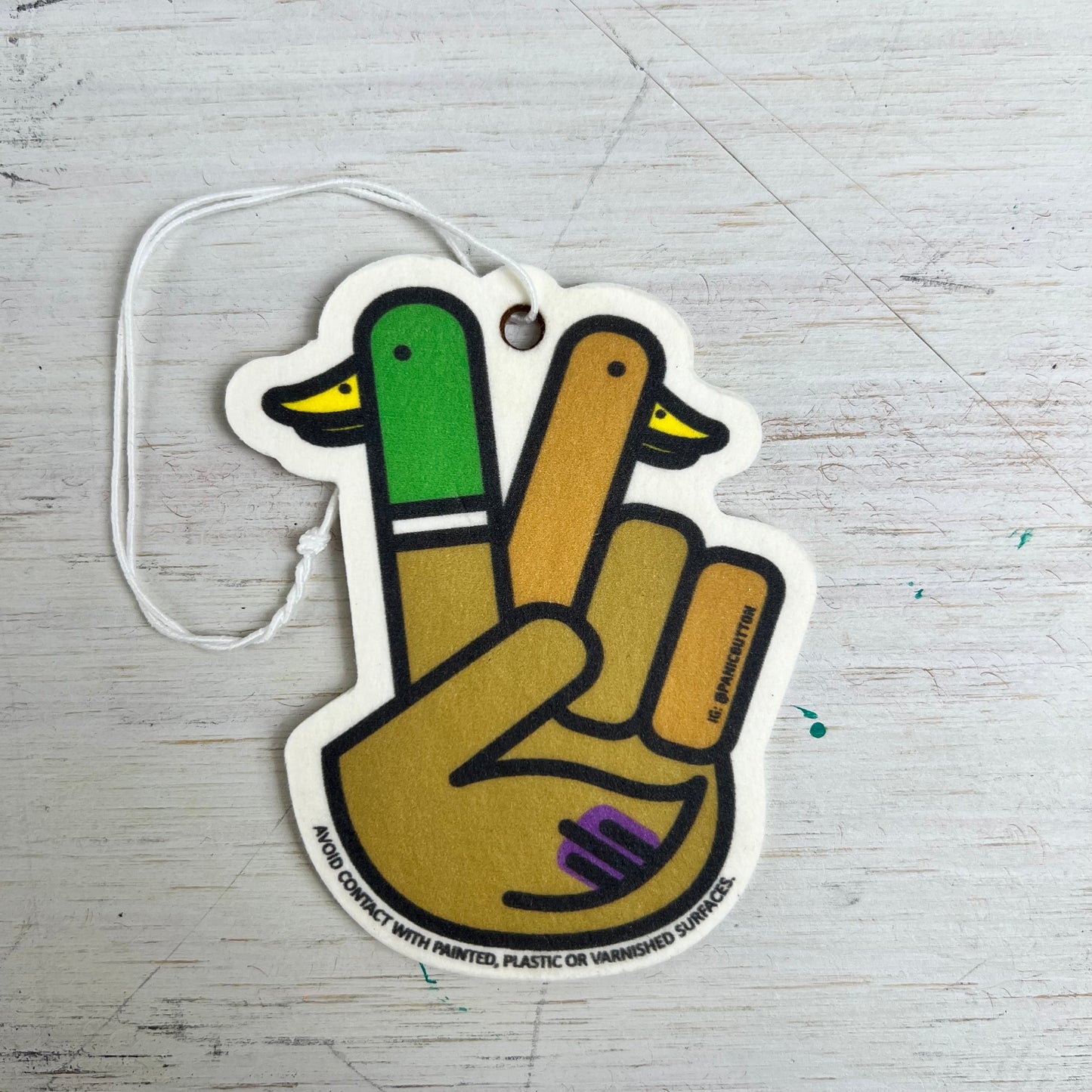 *** Peace Duck Air Freshener