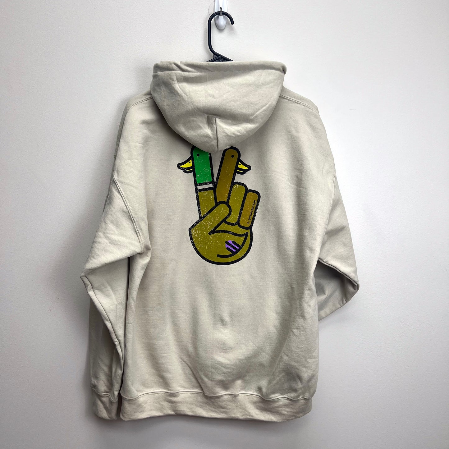 ** Peace Duck Hoodie - Sand