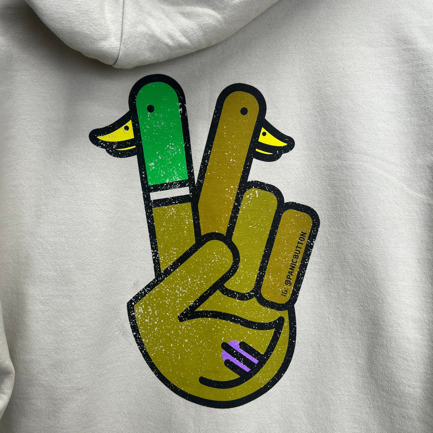 ** Peace Duck Hoodie - Sand