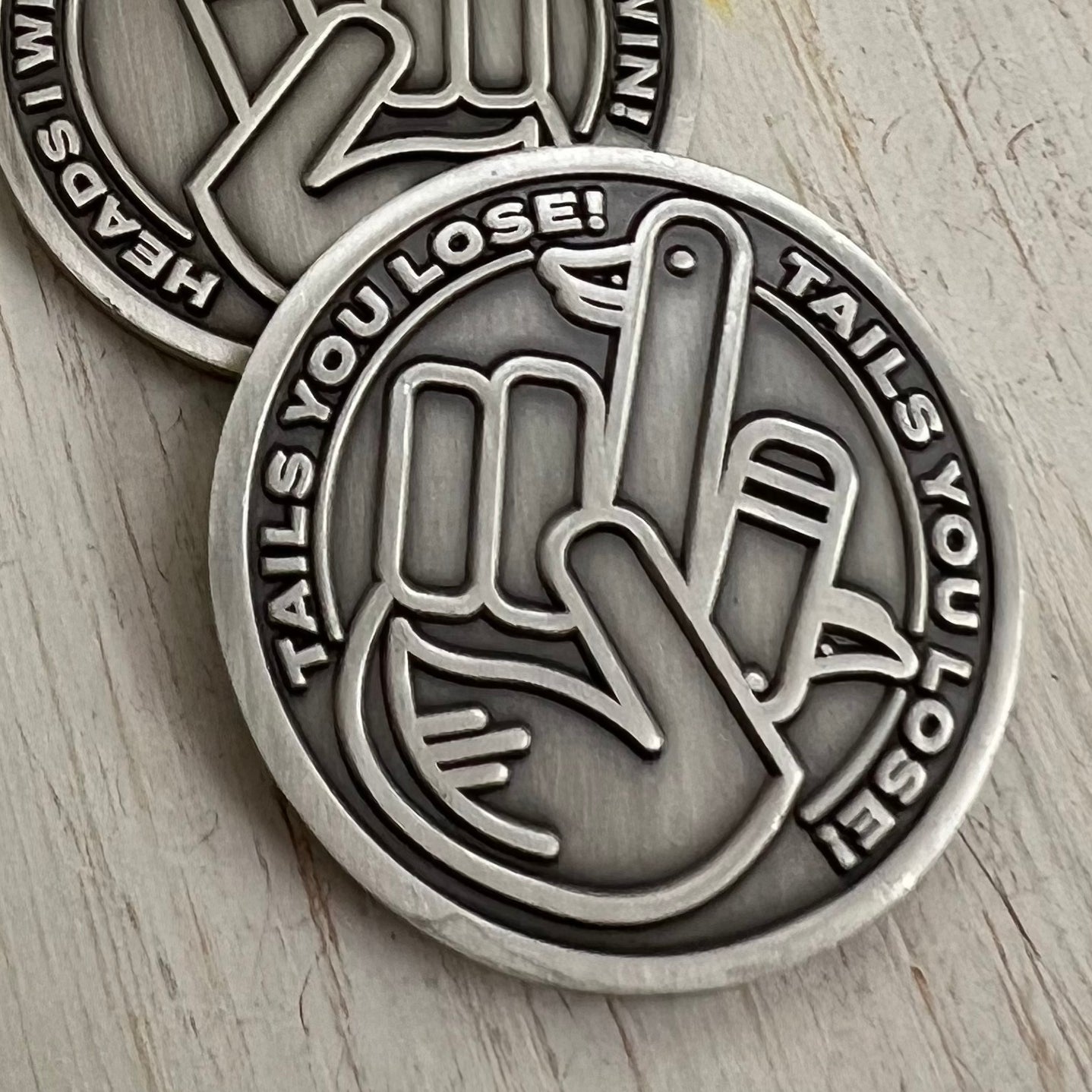 *** Panic Button Challenge Coin