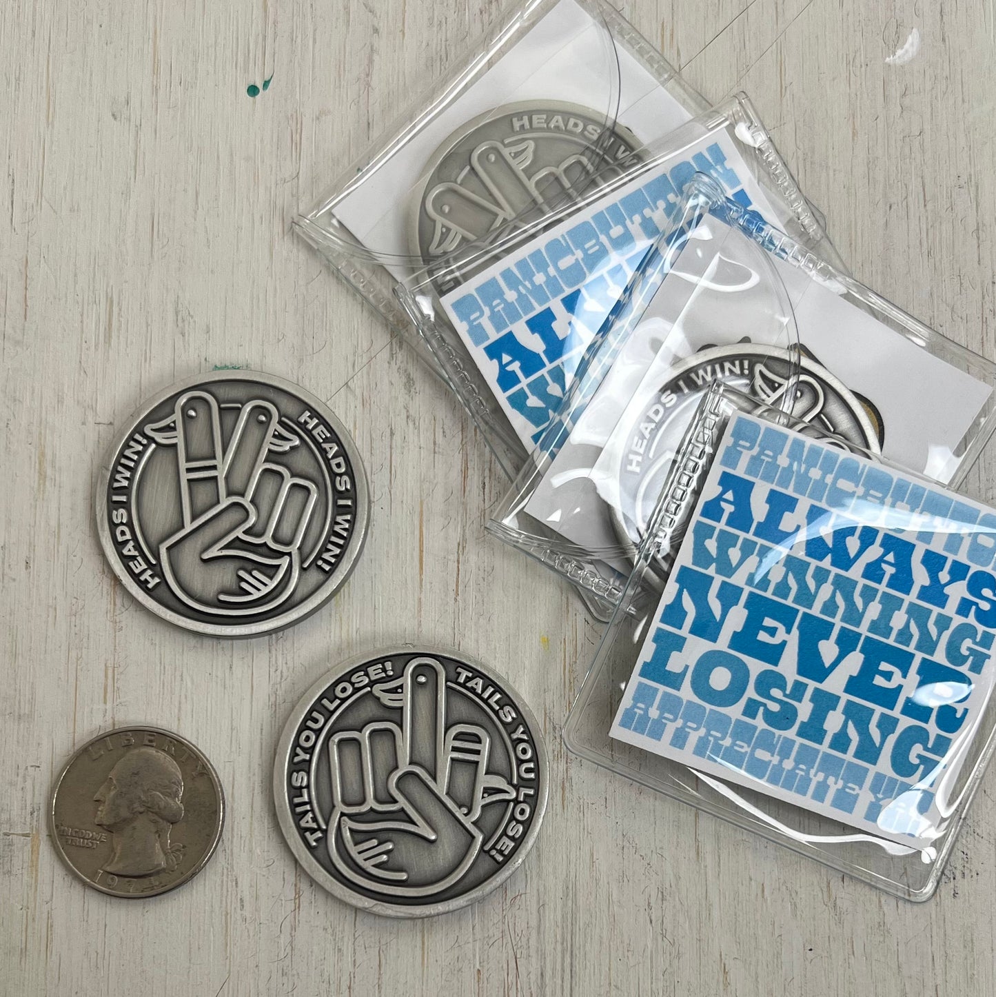 *** Panic Button Challenge Coin